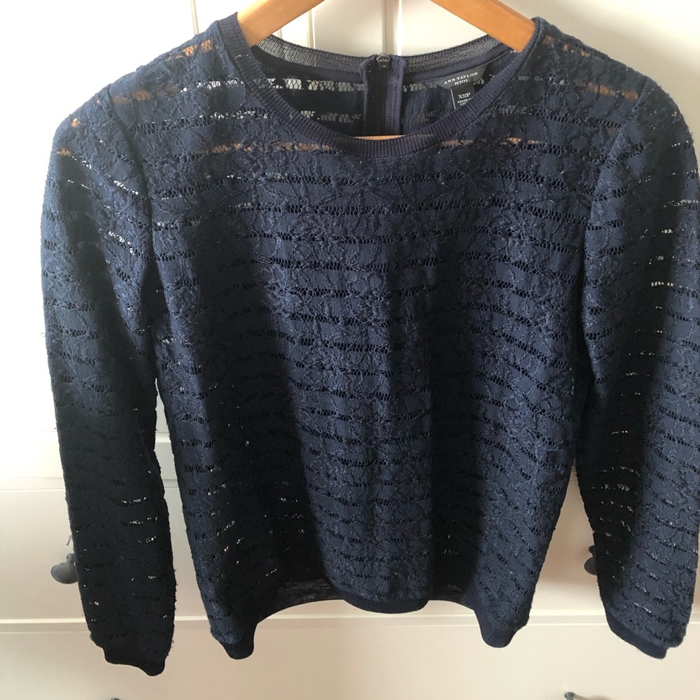 Ann Taylor Lace Blouse